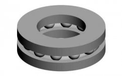 MIKADO (00727) Thrust bearing 4x8x3.5