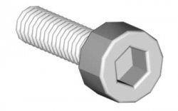 MIKADO (01938) Socket head cap screw M2.5x10