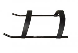 MIKADO (04292) Landing struts low profile LOGO 600/700 black