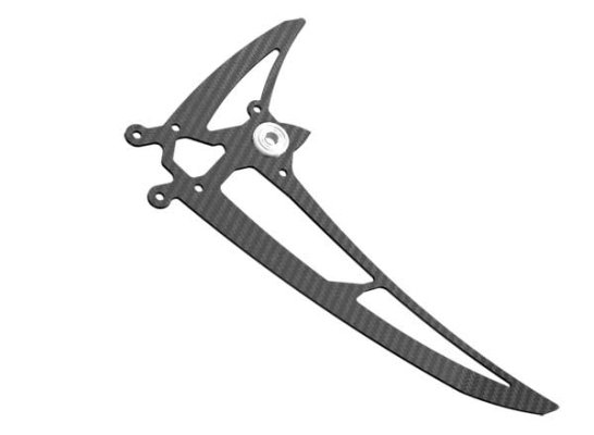 (image for) MIKADO (04830) Carbon vertical fin with ball bearing LOGO