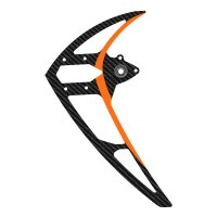 MIKADO (05102) Carbon vertical fin w ball bearing orange