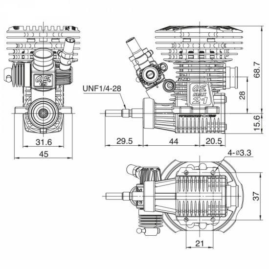 O.S. SPEED B21 TY2 Off-Road - Πατήστε στην εικόνα για να κλείσει