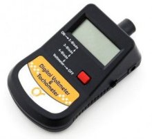 Q-Model digital tachometer with voltmeter