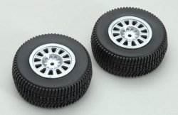 (Z-RMX739005) Wheel and Tyre Set(2pcs)Coyote