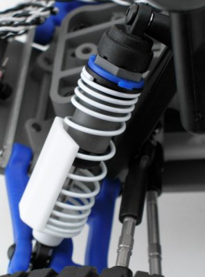 (image for) RPM Shock Shaft Guards Black (4) Traxxas Ultra, Big Bore