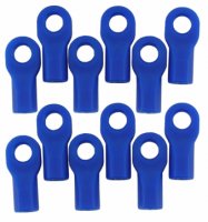 RPM Rod Ends Short Blue (12) Traxxas (#5347)