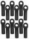 RPM Long Rod Ends for most Traxxas 1/10 Scale Vehicles - Black