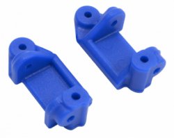 RPM Caster Blocks Blue (Pair) Rustler, Stampede, Slash -2WD