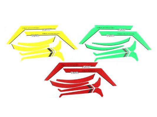 (image for) SAB (HA085-S) RAW 700 STICKER YELLOW/RED/GREEN