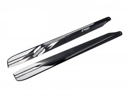 SAB (S420) Sline Carbon Fiber Main Blades 420mm RAW 420