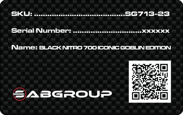 SAB Goblin 700 Black Nitro Iconic Edition - Click Image to Close