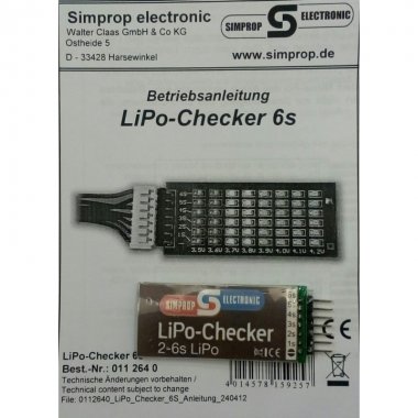 Simprop LiPo Checker 6S