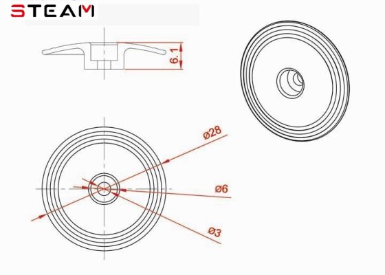 (image for) STEAM (MK6009) Head Stopper / black