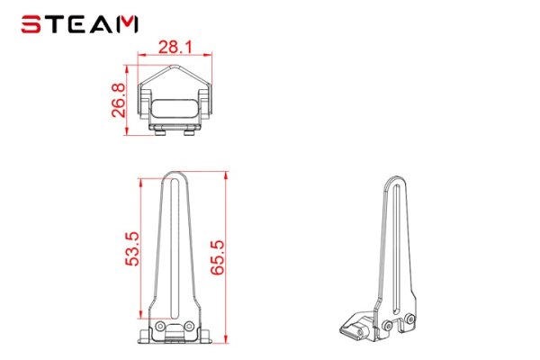 (image for) STEAM (MK6043) 550/600 metal swash plate guide