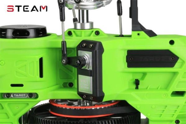 (image for) STEAM (MK6045C) 550/600 swash plate steering gear cover / green