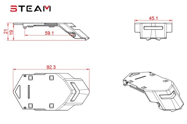 (image for) STEAM (MK6046B) 550/600 Electronic Device Cover / orange
