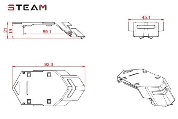 (image for) STEAM (MK6046C) 550/600 Electronic Device Cover / Green