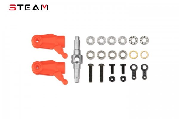 (image for) STEAM (MK6055B) 550/600 tail rotor clamp set / orange