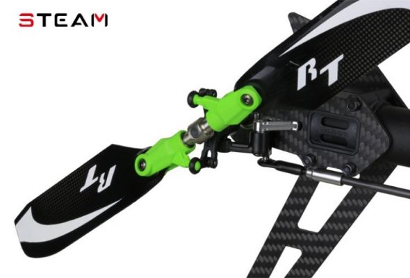 (image for) STEAM (MK6055B) 550/600 tail rotor clamp set / orange