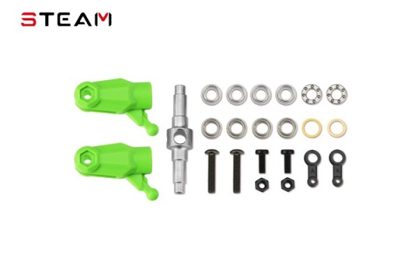 (image for) STEAM (MK6055C) 550/600 tail rotor clamp set / green