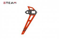 STEAM (MK6069B) 550/600 carbon fiber vertical 2.0MM/red