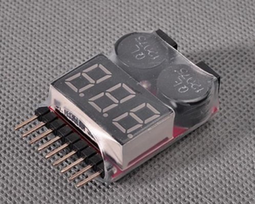 TAROT (TL2693) Battery Monitor 2S - 8S with alarm Voltage