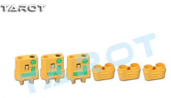 TAROT (TL2908) XT90-S Male end plugs (with resistance)/3 pcs