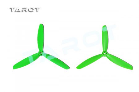 TL300E13 Tarot 6'' 3-leaf propeller /Green CW/CCW