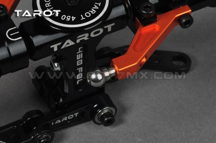 TL45110-07 Tarot 450FBL split lock rotor head assembly / Black - Πατήστε στην εικόνα για να κλείσει