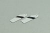 TL48001 Tarot 480 carbon fiber tail rotor blades/ white 