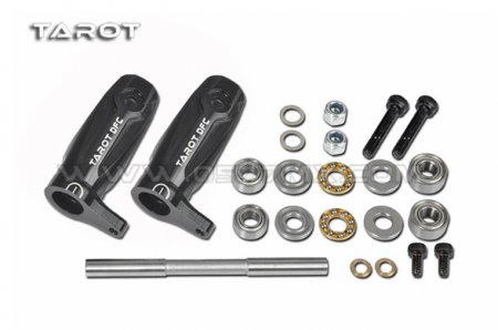 TL48010B Tarot 450 PRO Bearing Moderator blade grips Set Black