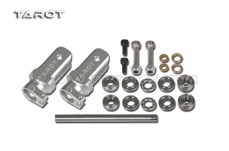 TL48013-01 Tarot 450 DFC Main Rotor Grip Frame Set Silver