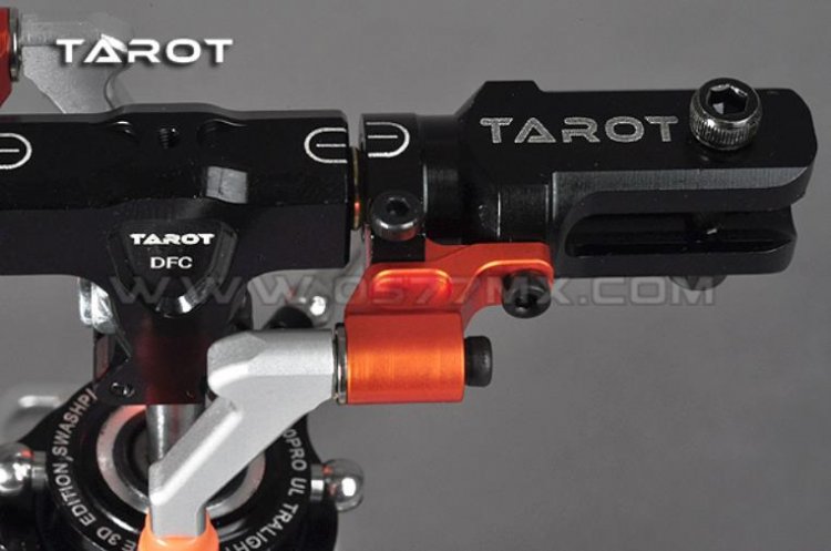 TL48025-01 Tarot 450DFC split lock rotor head assembly / Black - Πατήστε στην εικόνα για να κλείσει