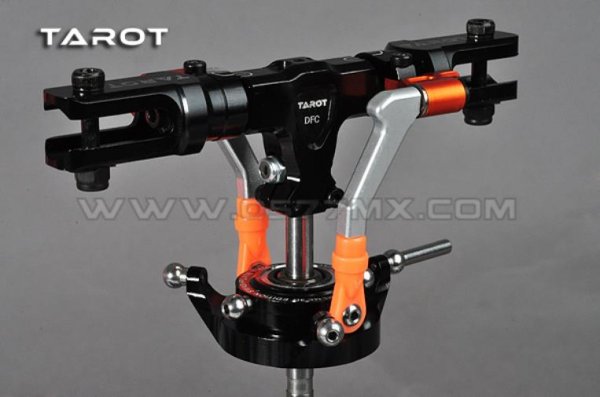 TAROT (TL48025-01) 450DFC split lock rotor head assy / Black