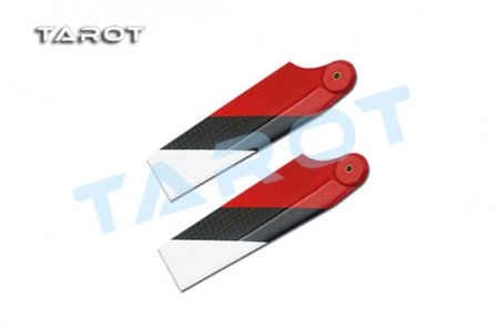 TL60128-03 Tarot 600 Carbon Fiber Tail Rotor Red Black and White