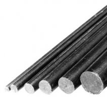 TEXSON Carbon rod 1.5x600mm 6pcs