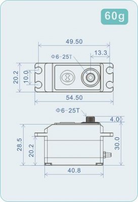 (image for) THETA RAZOR DH1 NFC HV High-Torque, Low-Profile Brushless Servo