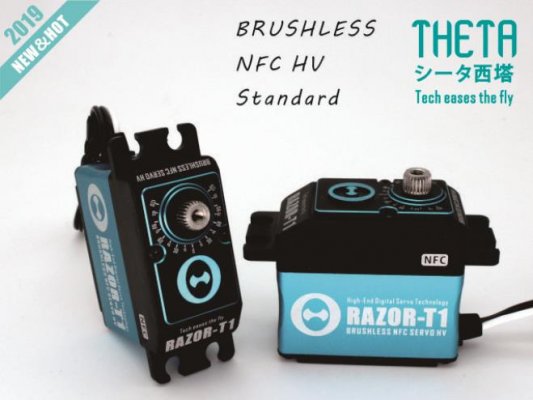 (image for) THETA RAZOR T1 NFC HV High-Speed, standard brushless servo
