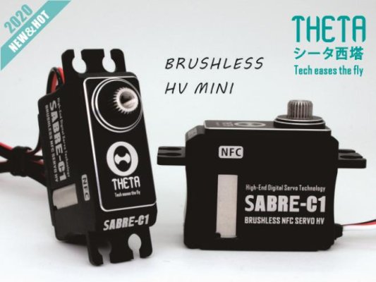 (image for) THETA SABRE C1 NFC HV High-Torque mini size brushless servo