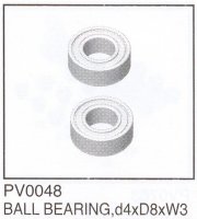 (PV0048) Ball Bearing d4xD8xW3