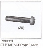 (PV0229) BT P.Tap Screw M2x10
