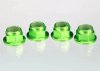 Traxxas Lock Nut Flanged M4 Alu Green (4)"