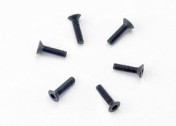 TRAXXAS Screws M2.5x10mm Countersunk Hex Socket (6)