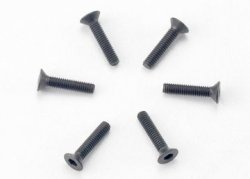 Screws M2.5x12mm Countersunk Hex Socket (6)