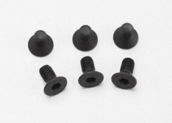 TRAXXAS Screws M3x6mm Countersunk Hex Socket (6)