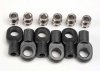 TRAXXAS (422742X) Rod Ends (short) + Hollow Ball (6+6)