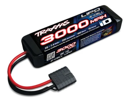 (image for) TRAXXAS (422827X) Li-Po Battery 2S 7.4v 3000mAh 20C iD-connector