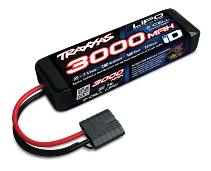 (image for) TRAXXAS (422827X) Li-Po Battery 2S 7.4v 3000mAh 20C iD-connector