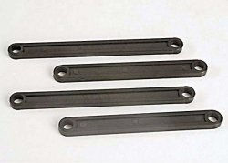TRAXXAS Camber Link Front and Rear Black (4)