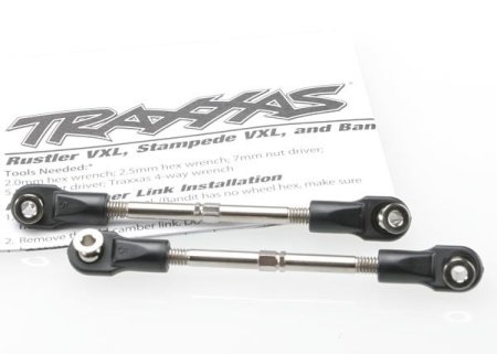 (image for) TRAXXAS (423745) Turnbuckle Toe Link Complete 78mm Steel (2)